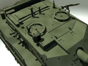 ariete tank 3Dモデル