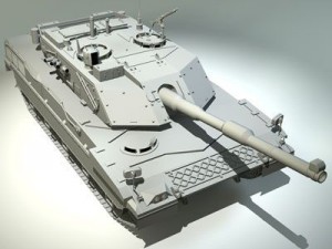 ariete tank 3Dモデル
