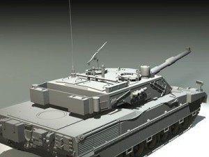 ariete tank 3Dモデル