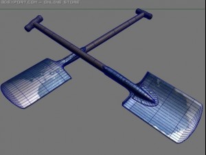shovel 3D-Modell