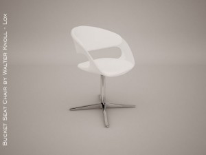 lox chair by walter knoll 3Dモデル