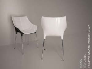 passion chair philippe starck Modelo 3D