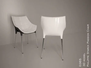 जुनून कुर्सी फिलिप स्टार्क 3D मॉडल