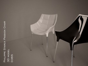 passion chair philippe starck 3Dモデル