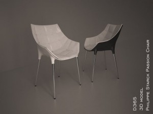 passion chair philippe starck 3Dモデル