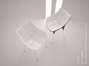 passion chair philippe starck 3Dモデル
