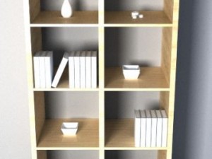 bookshelf 3D Model