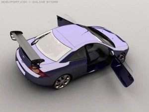 ford couqar Model 3D