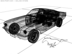 ford mustang 3D Model