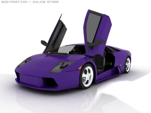 lamborgini murcielago Modello 3D .c4d .max .obj .3ds .fbx .stl .blend 