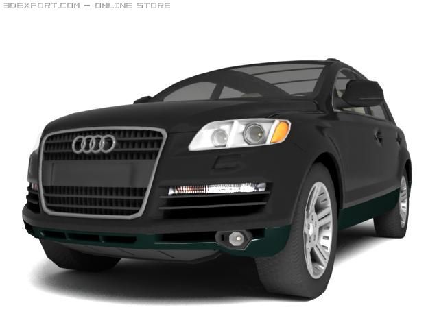 audi q7 3D Model .c4d .max .obj .3ds .fbx .stl .blend 