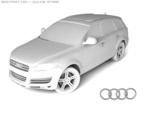 audi q7 3D Model