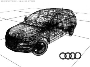 audi q7 3D Model