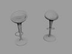 bar chair Modèle 3D