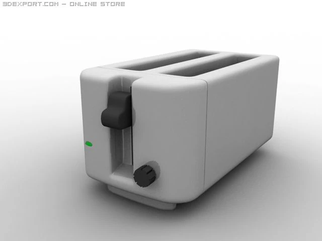 toaster 3D Model .c4d .max .obj .3ds .fbx .stl .blend