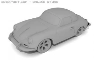 porsche 356b Modelo 3D