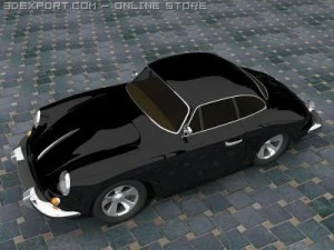 porshe 356 b 3D Model
