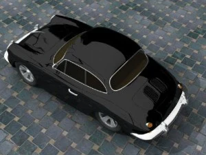 porshe 356 b 3D Model