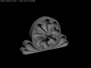 decorative element 3D मॉडल