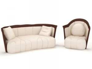 沙发扶手椅 3D 模型