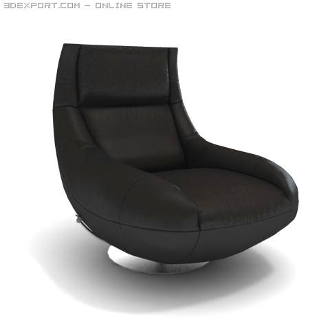 armchair 2 3D 模型 .c4d .max .obj .3ds .fbx .stl .blend 