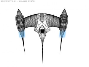 naboo royal n 1 starfighter 3D मॉडल