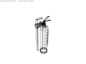 fire extinguisher 3D Model