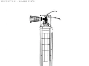 fire extinguisher 3D Model