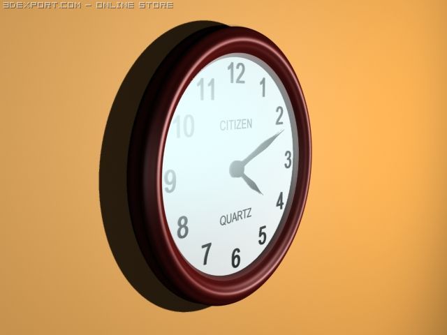 clock 3Dモデル .c4d .max .obj .3ds .fbx .stl .blend 
