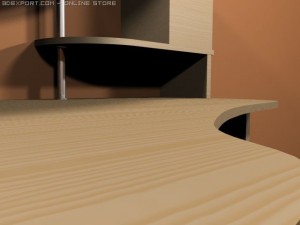 computer table Modelo 3D