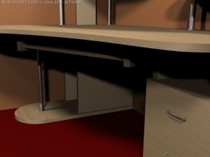 computer table Modelo 3D