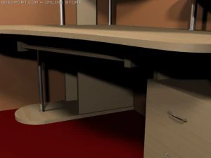 stolik komputerowy Model 3D