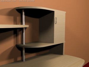 computer table Modelo 3D