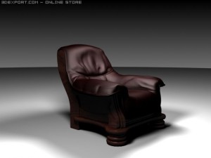 armchair Model 3D