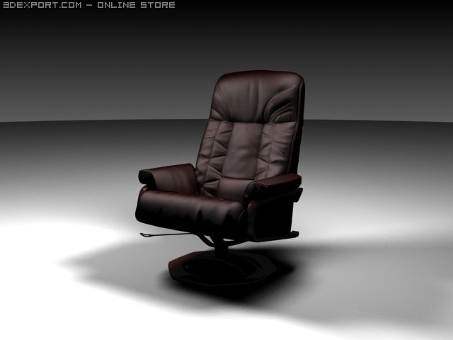 armchair 3D Model .c4d .max .obj .3ds .fbx .stl .blend 