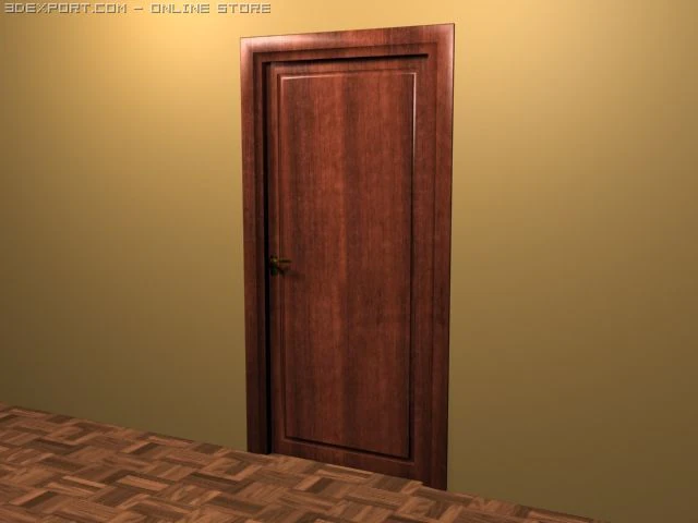 door4 3D Model .c4d .max .obj .3ds .fbx .stl .blend 