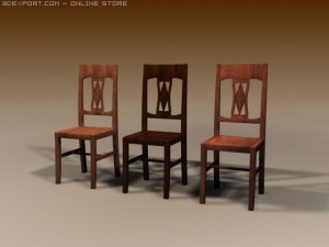 chairs 5 Model 3D