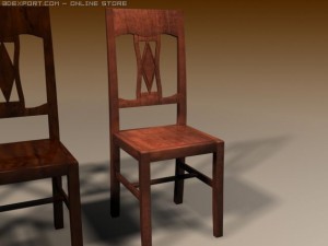 chairs 5 3D Model