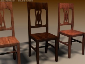 chairs 5 3D Model