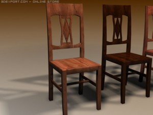 chairs 5 3D Model