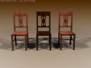 chairs 5 3D Model