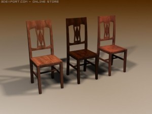chairs 5 3D Model