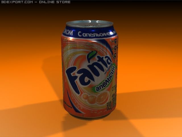 fanta 3Dモデル .c4d .max .obj .3ds .fbx .stl .blend 