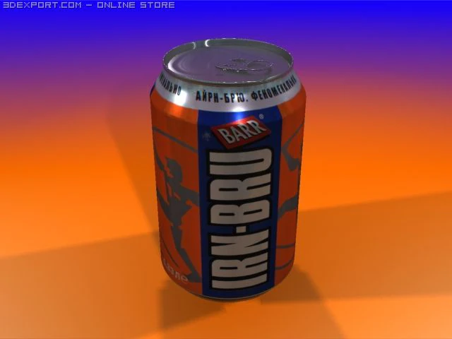irn bru 3D Model .c4d .max .obj .3ds .fbx .stl .blend 
