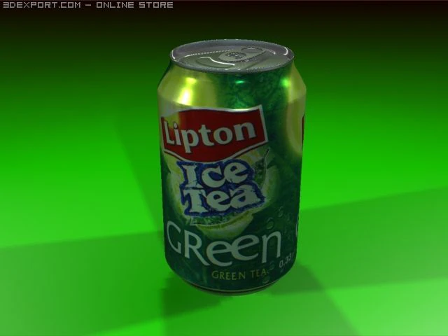 lipton ijs tee groen 3D Model .c4d .max .obj .3ds .fbx .stl .blend 