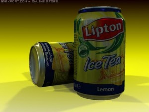 lipton ice tee lemon Modelo 3D