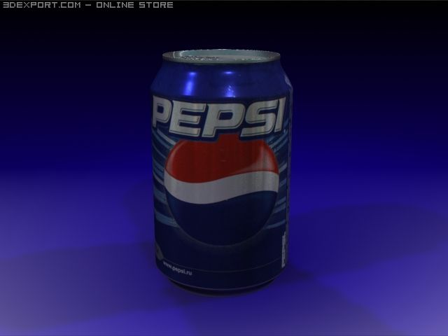 pepsi 3D 模型 .c4d .max .obj .3ds .fbx .stl .blend 