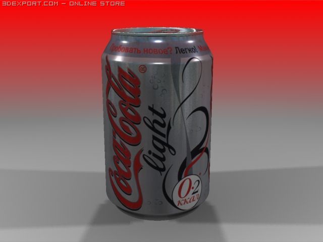 cola light 3D मॉडल .c4d .max .obj .3ds .fbx .stl .blend