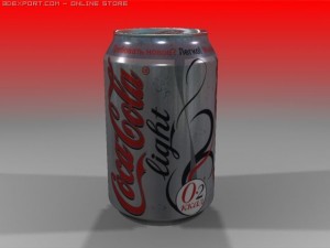 cola light 3D Model