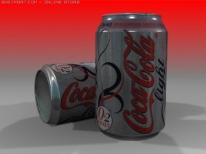 cola light 3D मॉडल